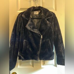 Black Faux Fur Jacket
